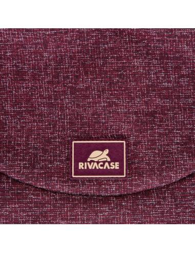 Rivacase 7921 35,6 cm (14") Bandolera Borgoña, Blanco