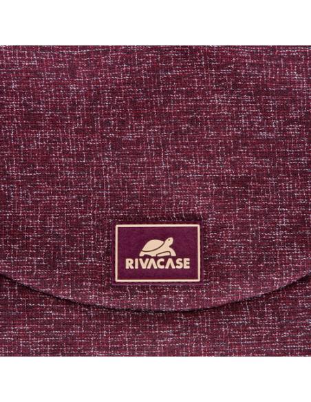 Rivacase 7921 35,6 cm (14") Bandolera Borgoña, Blanco