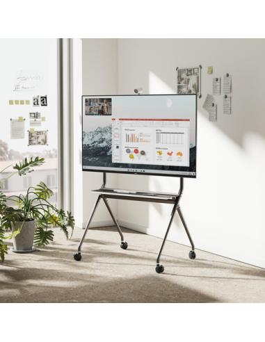 Ewent EW1542 soporte para pantalla de señalización 2,18 m (86") Negro