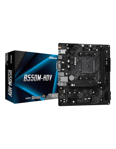 Asrock B550M-HDV AMD B550 Zócalo AM4 micro ATX