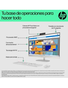 HP 27-cr0025ns AMD Ryzen™ 3 7320U 68,6 cm (27") 1920 x 1080 Pixeles PC todo en uno 8 GB LPDDR5-SDRAM 512 GB SSD Windows 11 Home  2
