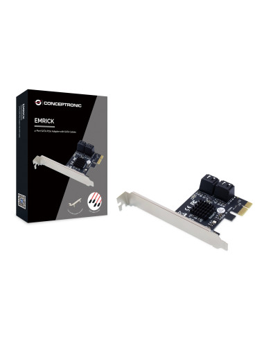 Conceptronic EMRICK03G tarjeta y adaptador de interfaz Interno SATA