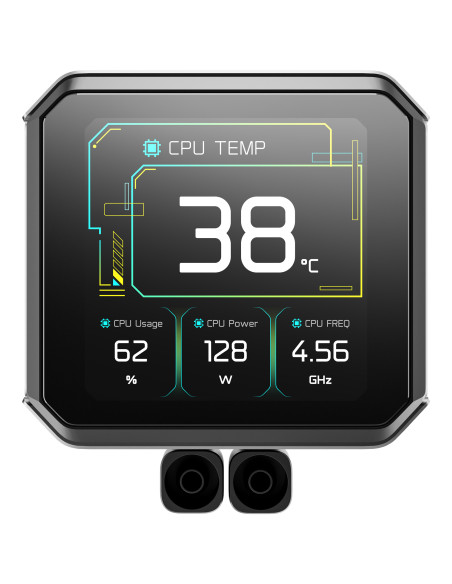 DeepCool Spartacus 360 Procesador Kit de refrigeración líquida 12 cm Negro