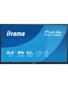 iiyama ProLite P1671HSC-B1 pantalla para PC 39,6 cm (15.6") 1920 x 1080 Pixeles Full HD LED Negro 2