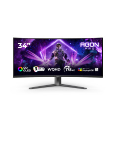 AOC AGON PRO AG346UCD pantalla para PC 86,4 cm (34") 3440 x 1440 Pixeles Wide Quad HD QD-OLED Negro, Gris 2
