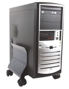 Fellowes 9169201 soporte de CPU Carro para equipo informático Grafito 2