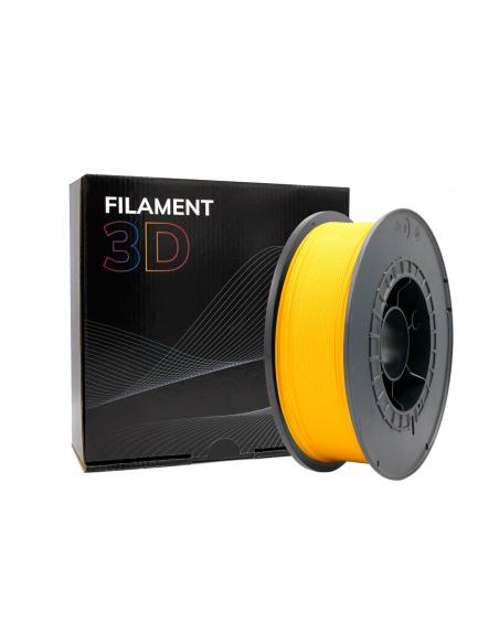 FILAMENTO 3D PLA AMARILLO 1.75mm 1 Kgr