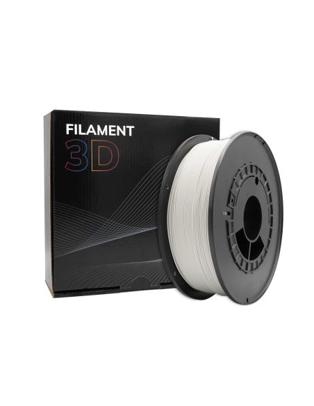 FILAMENTO 3D PLA GRIS CLARO 1.75mm 1 Kgr