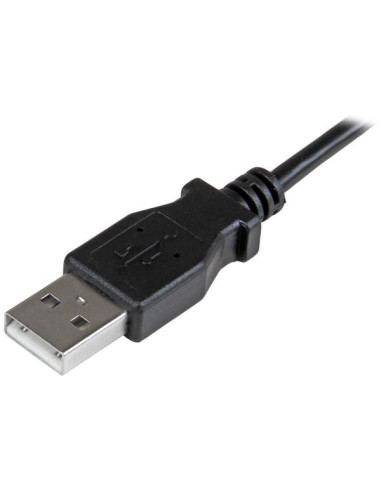 StarTech.com Cable de 1m Micro USB con conector acodado a la derecha - Cable de Carga y Sincronización