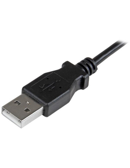 StarTech.com Cable de 1m Micro USB con conector acodado a la derecha - Cable de Carga y Sincronización