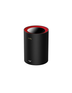 Cudy M3000 Doble banda (2,4 GHz   5 GHz) Wi-Fi 6 (802.11ax) Negro, Rojo 1 Interno