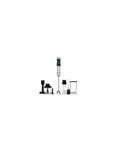 Cecotec Power TitanBlack 1200 XL PerfectCream&Crush Batidora de inmersión 1200 W Negro, Verde, Acero inoxidable