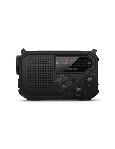 Philips TAR1609 00 radio Portátil Analógico y digital Negro