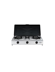 Vitrokitchen 360IB hobs Negro, Acero inoxidable Encimera Encimera de gas 3 zona(s)