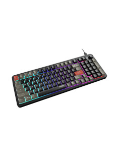 MSI FORGE GK110 teclado Juego USB QWERTY Español Negro 2