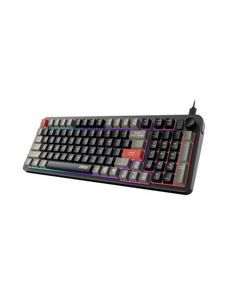 MSI FORGE GK110 teclado Juego USB QWERTY Español Negro