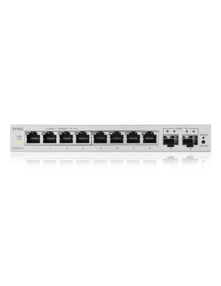 Zyxel GS1200-10v3 Gestionado L2 Gigabit Ethernet (10 100 1000) Escritorio Gris