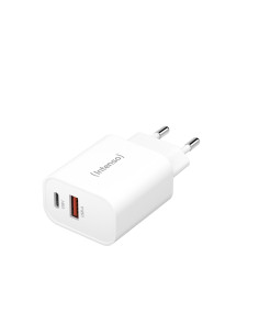 Intenso POWER ADAPTER USB-A USB-C 7803012 Universal Blanco Corriente alterna Carga rápida Interior