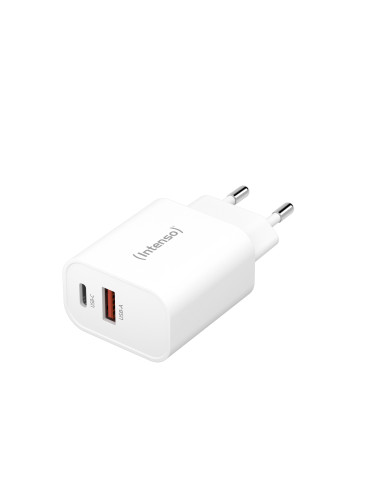 Intenso POWER ADAPTER USB-A USB-C 7803012 Universal Blanco Corriente alterna Carga rápida Interior