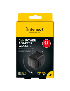Intenso 7806520 adaptador e inversor de corriente Interior 65 W Negro 2
