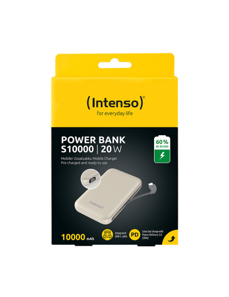 Intenso S10000 Polímero de litio 10000 mAh Beige