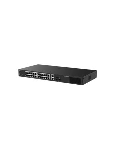 Ruijie Networks RG-ES228GS-LP switch Gestionado L2 Gigabit Ethernet (10 100 1000) Energía sobre Ethernet (PoE) Escritorio Negro