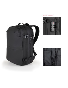 TooQ Mochila de viaje con sistema de compresión al vacío y bomba de aire 2