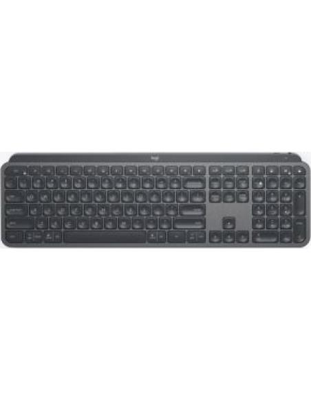 teclado mx keys for business rf wireless + bluetooth español con bateria recargable grafito