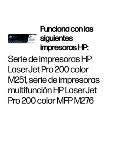 HP Cartucho de tóner original LaserJet 131A cian
