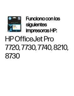 HP Cartucho de tinta Original 953 amarillo