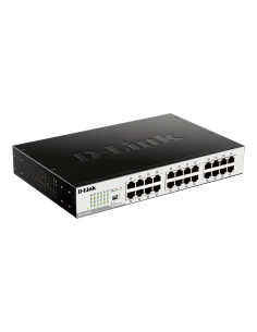 D-Link DGS-1024D switch No administrado Gigabit Ethernet (10 100 1000) 1U Negro, Plata 2