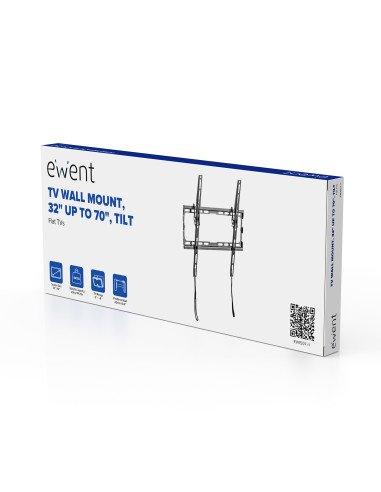 Ewent EW1507 soporte para TV 177,8 cm (70") Negro