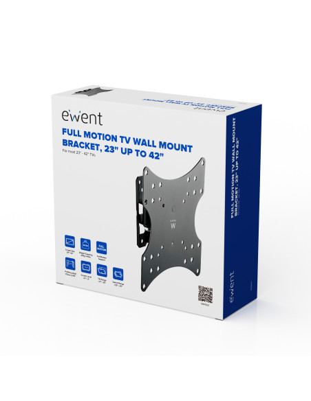 Ewent EW1520 soporte para TV 106,7 cm (42") Negro