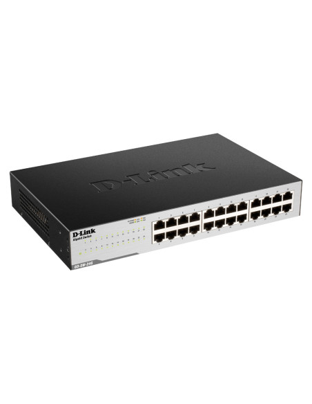 D-Link GO-SW-24G switch No administrado Gigabit Ethernet (10 100 1000) Negro