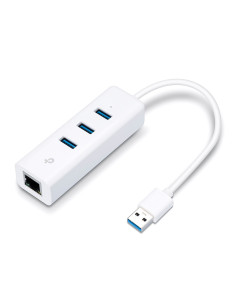 TP-Link UE330 base para portátil y replicador de puertos Alámbrico USB 3.2 Gen 1 (3.1 Gen 1) Type-A Blanco 2