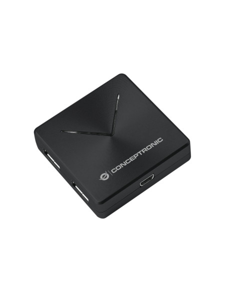 Conceptronic HUBBIES02B hub de interfaz USB 3.2 Gen 1 (3.1 Gen 1) Mini-B 5000 Mbit s Negro