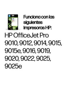 HP Paquete de 4 cartuchos de tinta Original 963 negro/cian/magenta/amarillo