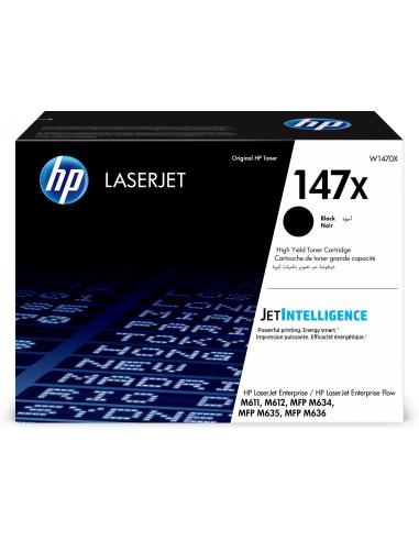 HP LaserJet Cartucho de tóner Original 147X negro de alta capacidad