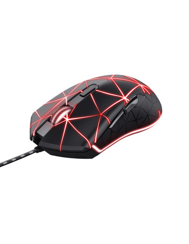 Trust GXT 133 Locx ratón Juego mano derecha USB tipo A Óptico 4000 DPI