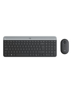 Logitech 920-009198 teclado Ratón incluido Universal RF inalámbrico QWERTY Español Grafito