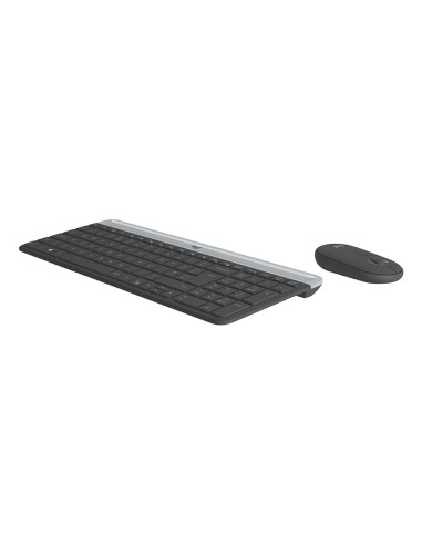 Logitech 920-009198 teclado Ratón incluido Universal RF inalámbrico QWERTY Español Grafito