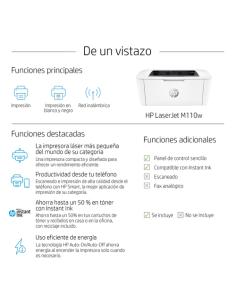 HP LaserJet Impresora M110w