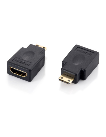 Equip 118914 cambiador de género para cable HDMI A HDMI C Negro