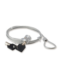 Conceptronic CNBSLOCK15 cable antirrobo Plata 1,5 m