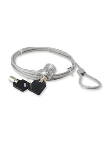Conceptronic CNBSLOCK15 cable antirrobo Plata 1,5 m