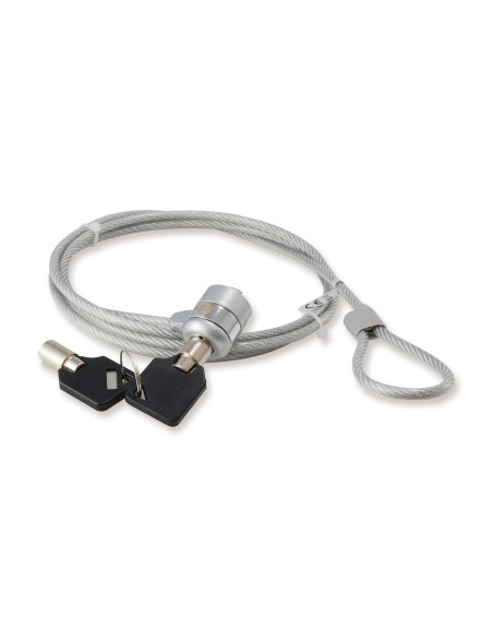 Conceptronic CNBSLOCK15 cable antirrobo Plata 1,5 m