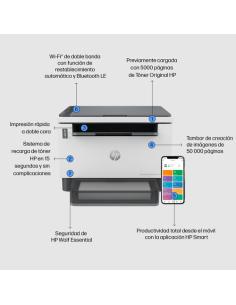 HP LaserJet Impresora multifunción Tank 2604dw
