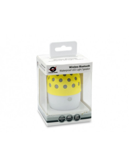 Conceptronic CSPKBTWPHLY altavoz portátil o de fiesta Blanco, Amarillo 3 W
