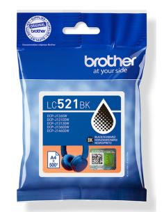 Brother LC521BK cartucho de tinta 1 pieza(s) Original Negro