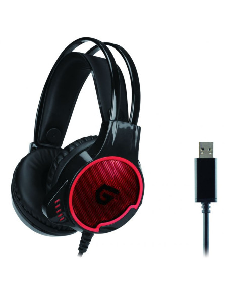 Conceptronic ATHAN U1 Auriculares Alámbrico Diadema Juego USB tipo A Negro